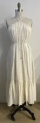 Zimmermann Halter Neck Midi Dress Size 3 BNWT RRP $695
