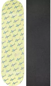 April Skateboards Script Logo 8.5" Skateboard Deck + griptape