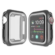 ZUSLAB Apple Watch 8 45mm Case, Protective Soft Slim Cover with Build-in Screen Protector for Series 8 - Space Grey