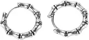 [TOVINANNA] 1 Pair Stylish Male Titanium Steel Earrings Hip Hop Joint Design Lightweight Fashionable Ear Jewelry for Any Occasion Present for Him