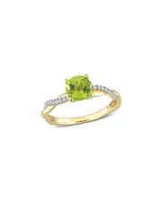 Rina Limor 14K 1.25 ct. tw. Diamond & Peridot Ring