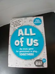 All Of Us Trivia Game for Generations to Play together. 12+ Never Used.