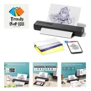 Tattoo Stencil Printer, Upgrade Wireless Tatoo Printer with 10pcs Transfer Pa...