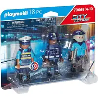 在飛比找蝦皮購物優惠-Playmobil 70669 警察三人組 PM70669