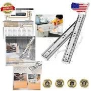 Durable 10-Inch Full Extension Drawer Slides - Quiet & Soft Closing Technology