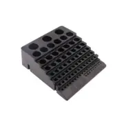 Milling Cutter Reamer Drill Bit Storage Box Black Drill Bit Storage Box