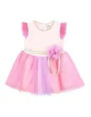 [Bebe by Minihaha] sadie Gradient Tutu Dress in Pink