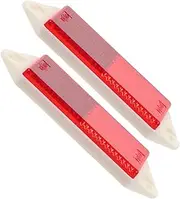 2pcs Trailer Reflectors Car Accessories Mailbox Reflector Light Reflectors Reflective Warning Reflector Reflectors for Driveway Entrance Driveway Reflectors Red Plastic