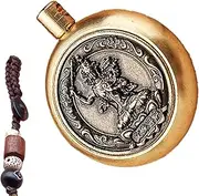[Generic] Feng Shui Car Key Chain Pendant | Chinese Vintage Brass Feng Shui Key Chain | Lucky Car Pendant Bag Decoration, Lanyard Ancient Chinese Keyrings for Men, Women