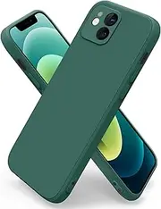 Meliya Case for iPhone 12 Case, Slim Stylish Silicone Full-Body Protective Shockproof Bumper Cover for iPhone 12 6.1 Inch (2020) Phone Case (Dark Green)