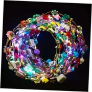 30 Pcs LED Flower Crown Headband,led Headbands,Light 30Pcs-Led flower headband