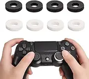 Tandoler 8 Pack Handle Joystick Enhanced Buffer Ring for PlayStation 5 Accessories, Gaming Accessories, Suitable for PS4,for PS5,for PS Portal, for Xbox One, for Xbox Elite（Black/White