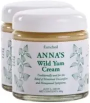 2x Annas Wild Yam Cream 100g - RESTORES HORMONAL BALANCE- Herbal Balm