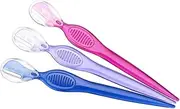 FOMIYES Professional Eyebrow Razors Set 3pcs Stainless Steel Brow Trimmers for Women Portable Beauty Tools for Travel