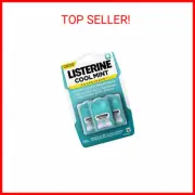 Listerine Cool Mint Pocketpaks Breath Strips Kills Bad Breath Germs, 3ct 24Strip