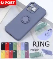 Ring Holder Case For iPhone 16 15 14 13 12 11 Pro Max 7 8 Stand Shockproof Cover