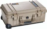 Pelican 1510 Desert Tan Carry On Case with Dividers