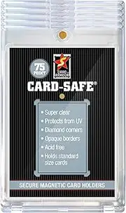 5 Pack Card Armour Card-Safe 75pt Magnetic Holders One Touch for Trading Cards