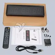 1.5" 6-Digit Gym Timer Clock Interval Timer Stopwatch Timer f/Gym Home Training