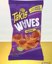 〽️New Limited Takis Waves Fuego Hot Chili Pepper & Lime Crunchy Potato Chips 8oz