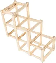 Yardwe Hamster Cage Accessories Rat Toys Wooden Climbing Ladder Rat Enrichment Toys Sugar Glider Toy for Chinchilla Guinea Pig Pet Playing Exercise