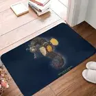 Metallic Ocean Doormat Kitchen Mat Bath Mat Balcony Carpet Entrance Door Home