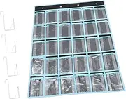 HORIALENCE Hanging Phone Pouch Organizer with Multi Compartment Storage Non Woven Phone Holder for Classroom Jewelry and Stationery
