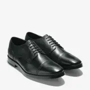 Cole Haan Jefferson Grand Cap Toe Black Oxford Z4619 Men's Size 9.5 M