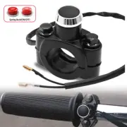 7/8" Motorcycle Switches Handlebar Momentary Horn Start Switch Button Aluminum