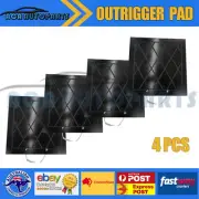Set of 4 Hiab Crane drill rig cherry picker caravan outrigger pad 400x400x40mm