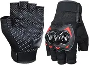 [Generic] Screen Touch Mittens - Touch Screen Half Finger Gloves - Lightweight Outdoor Supplies, Fashionable Riding Gear for Survival, Training