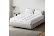 Giselle Bedding Mattress Topper Pillowtop Bamboo 10cm Queen