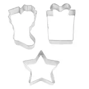 R&M Set of 3 Good Tidings Cookie Cutters