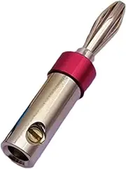 Speaker Banana Plugs, Gold Plated Speaker Plugs, 4mm Gold Plated Copper Wire Connector, Banana Plugs - Home Audio Lossless Signal Systems for Audio and Amplifier