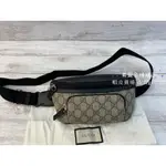 ❥真愛名牌精品❥GUCCI 450946 PVC SUPREME BELT BAG 腰包 胸口包