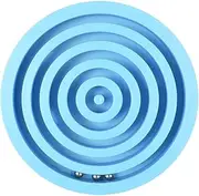 COSMEVIVI 2pcs Maze Ball Game Maze Puzzles Beads Bamboo Blue