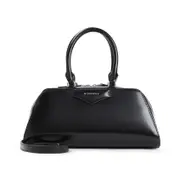 [Givenchy] Givenchy-Black Calf Leather Antigona Ew Small Handbag-Donna OS OS