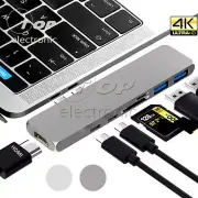3/7 in 1 USB-C Hub Single/Dual Type-C Multiport Adapter 4K HDMI For MacBook L2KE