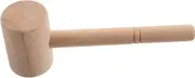 LIGHTAOTAO DIY Leather Carving Hammer with Handle Precision Tool for Leather Stamping Engraving and Crafting Projects Handbags Shoes and More