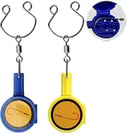 2 Pcs Fishing Knot Tying Tool: Secure Knots Fast, Shield Hands from Hooks | Essential for Ice/Fly Fishing & Beginners | Strong Nail Knot Tool | Must-Have Fishing Accessory & Cool Gadget