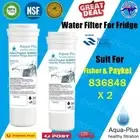 2 X Fisher & Paykel Replacement Fridge Water Filter 836848 836860