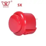5X Baolian 24mm Round Locking Arcade Buttons - with Sound