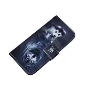 Wolf and Dog Pattern Coloured Drawing Horizontal Flip Leather Case for Huawei P Smart (2019) / Honor 10 Lite, with Holder & Card Slots & Wallet