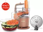 Multipro Go FDP22.130RD Food Processor 1.3L, 650W, Red