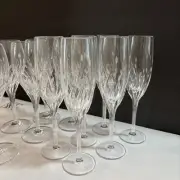 Noritake Crystal Moondust Wine And Champagne Glasses