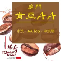 在飛比找蝦皮購物優惠-多門 肯亞AA Top 咖啡豆 自家烘焙 莊園豆  半磅裝 