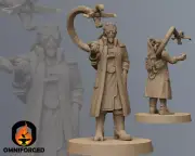 Cyberpunk Miniature Mini Dr Scorpion Cyborg Psycho 2077 RPG Papsikels