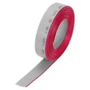 28AWG IDC Wire Flat Ribbon Cable 3 m/9.8ft Length 1.27mm Pitch 12 Pin Gray