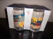 Jimmy Buffett - Set of 4 Margaritaville 16 oz Beer Can Shaped Glasses