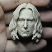 1/6 Male Head Sculpt RAW Severus Snape Alan Rickman Fit 12'' Figure Doll